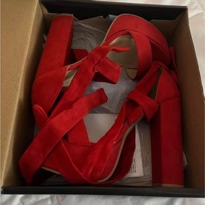 Fashion Nova Red shoes